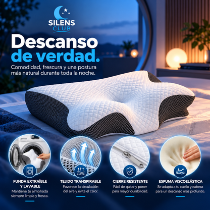 Silens Club - Almohada Cervical Ergonómica