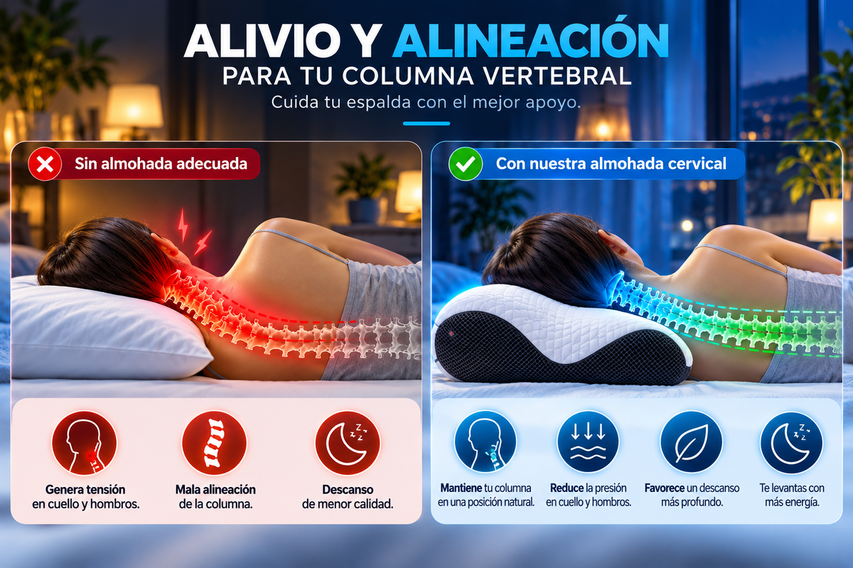 Silens Club - Almohada Cervical Ergonómica